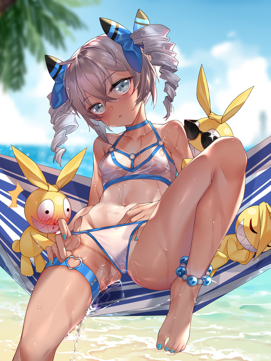 This is a pixiv picture whose title is 夏.