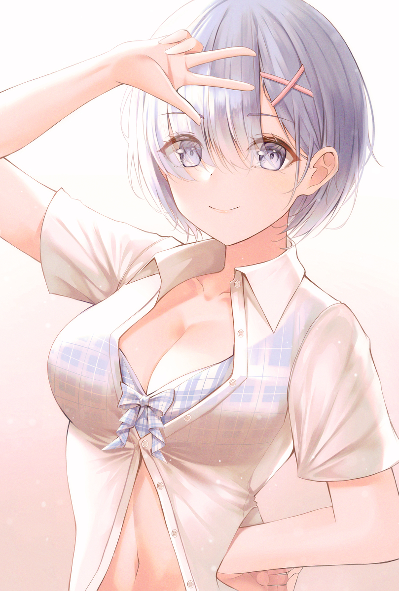 This is a pixiv picture whose title is レム.