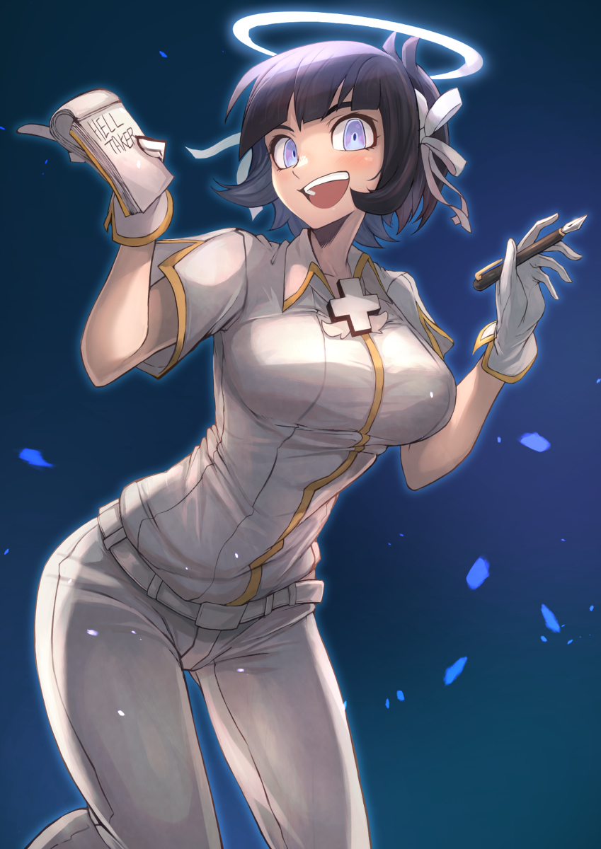 This is a pixiv picture whose title is Azazel, the Curious Angel.