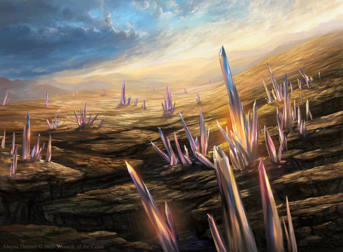 This is a pixiv picture whose title is Ikoria Plains from Magic:tG.