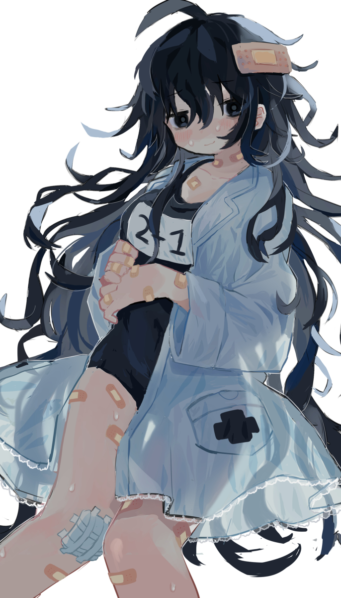 This is a pixiv picture whose title is plaster.