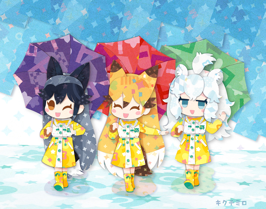 This is a pixiv picture whose title is SINGIN' IN THE RAIN.