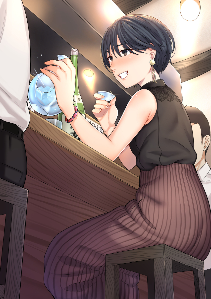 This is a pixiv picture whose title is わたしオススメのお酒だよ.