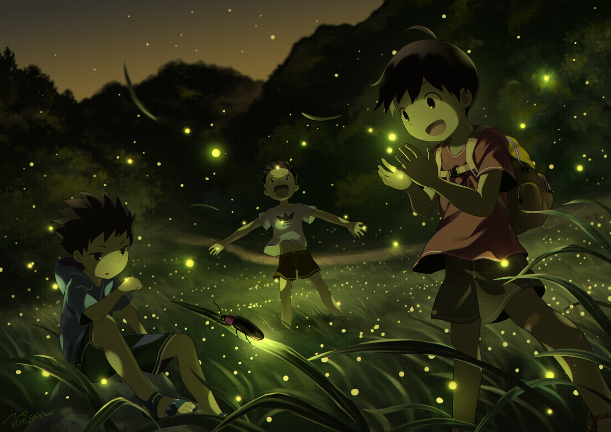 This is a pixiv picture whose title is 忘れない光.