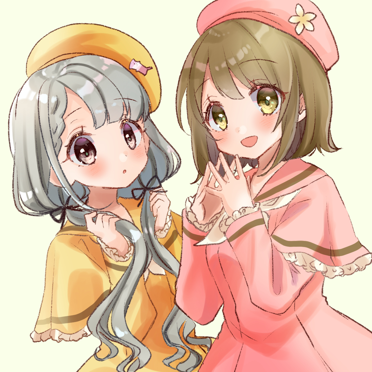 This is a pixiv picture whose title is かな子ちゃんとなーちゃん.