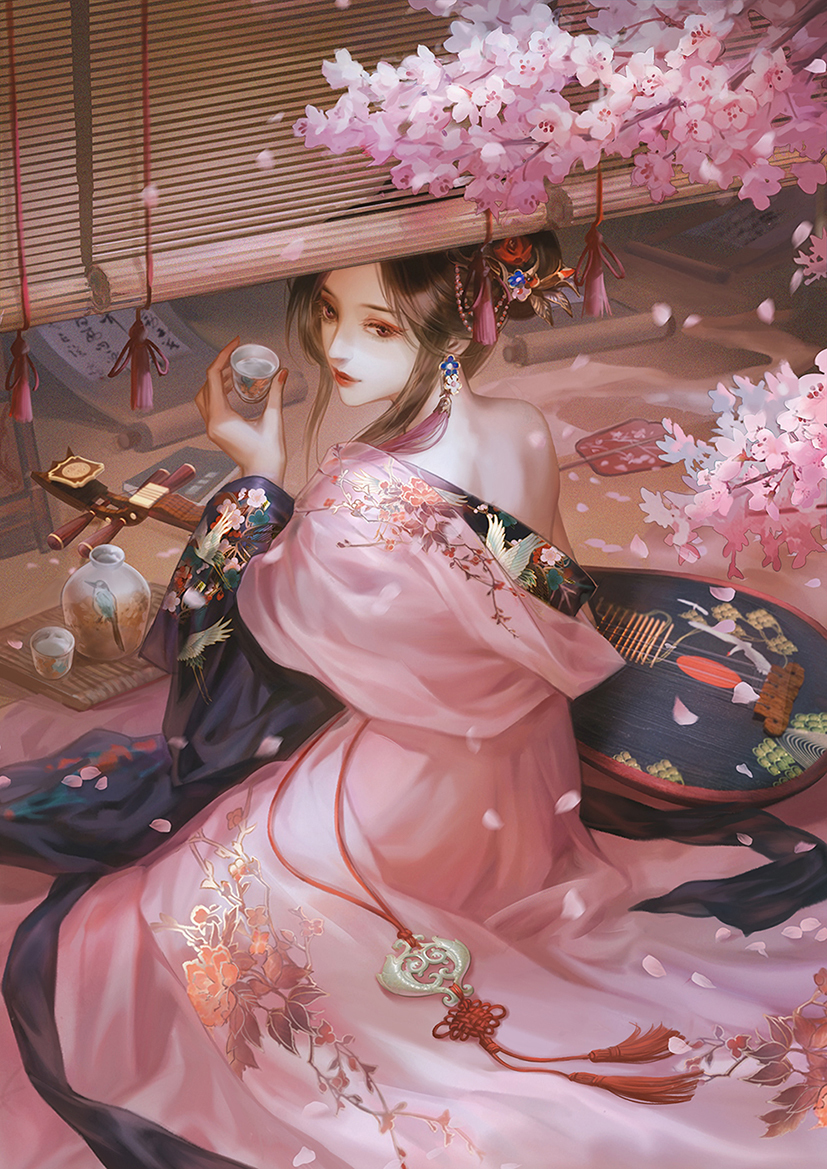 This is a pixiv picture whose title is 微醺.