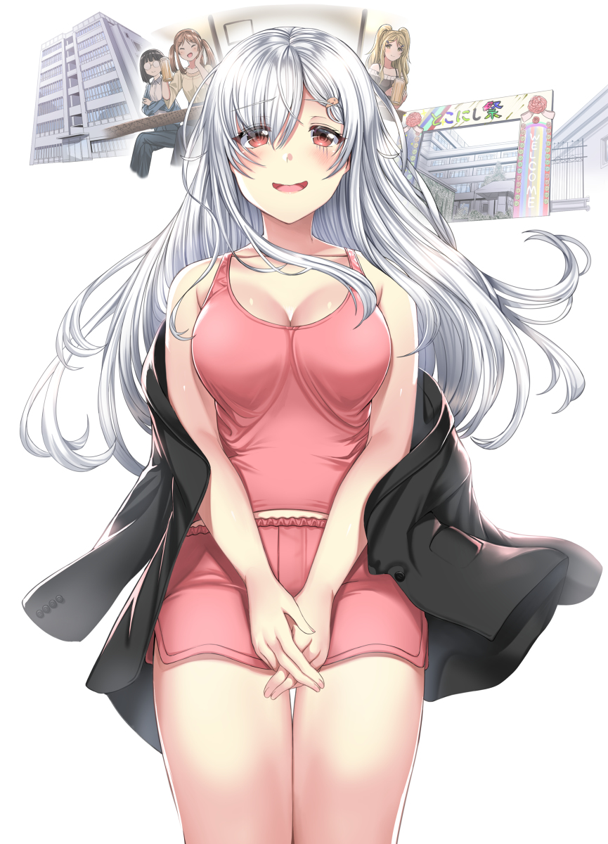 This is a pixiv picture whose title is ニー子はつらいよ　５巻.
