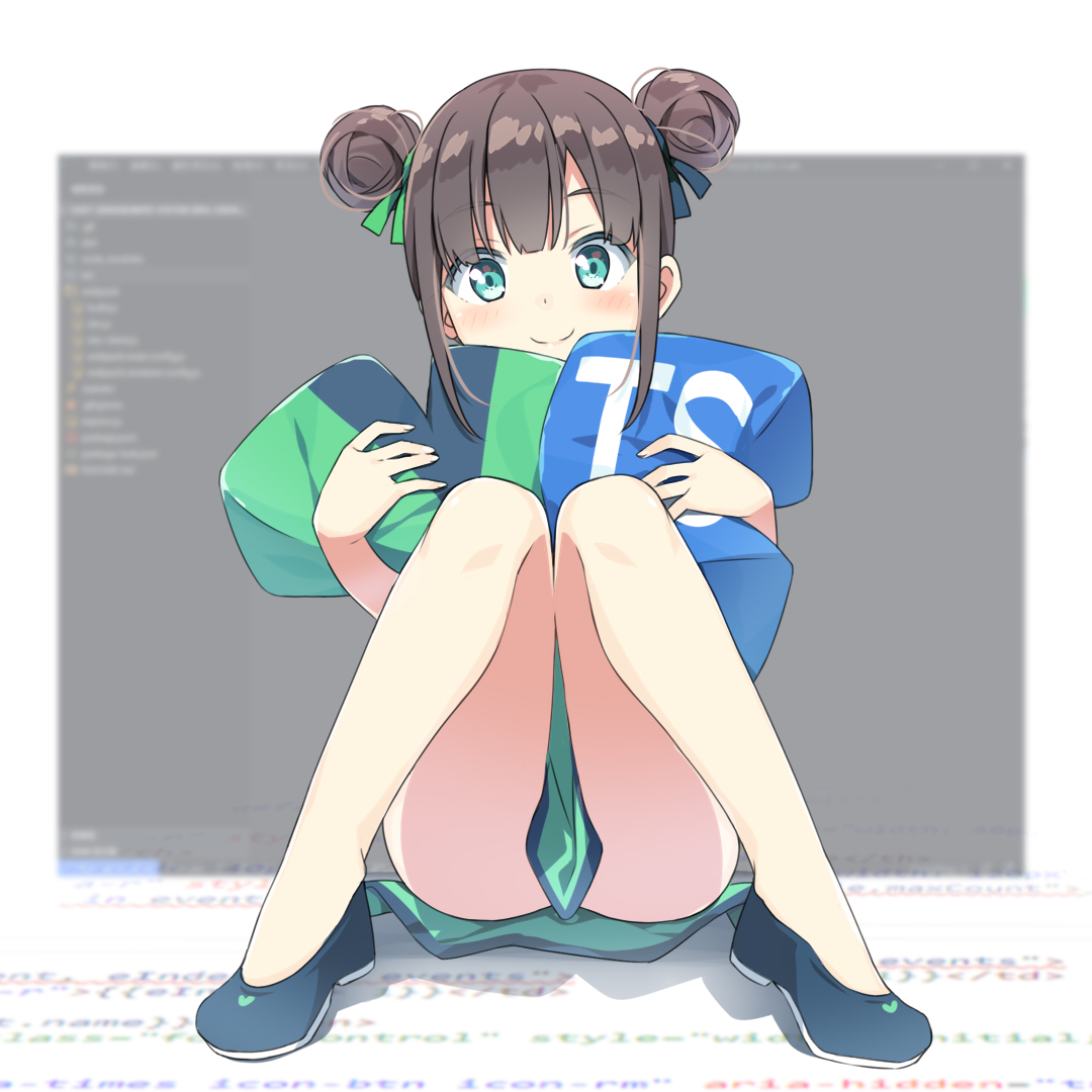 This is a pixiv picture whose title is vuex + typescript.