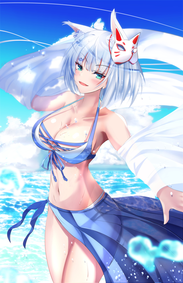 This is a pixiv picture whose title is 快晴　加賀.