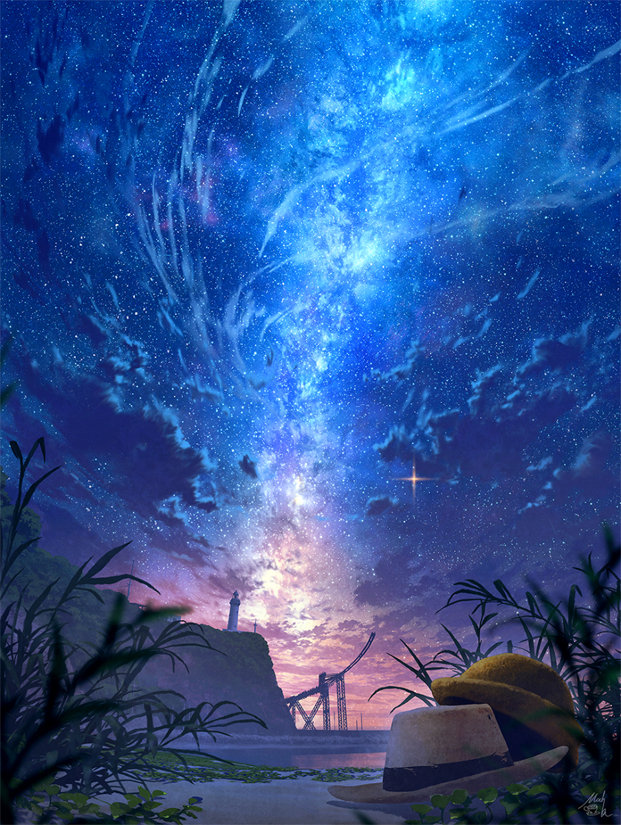 This is a pixiv picture whose title is 星影のエール.