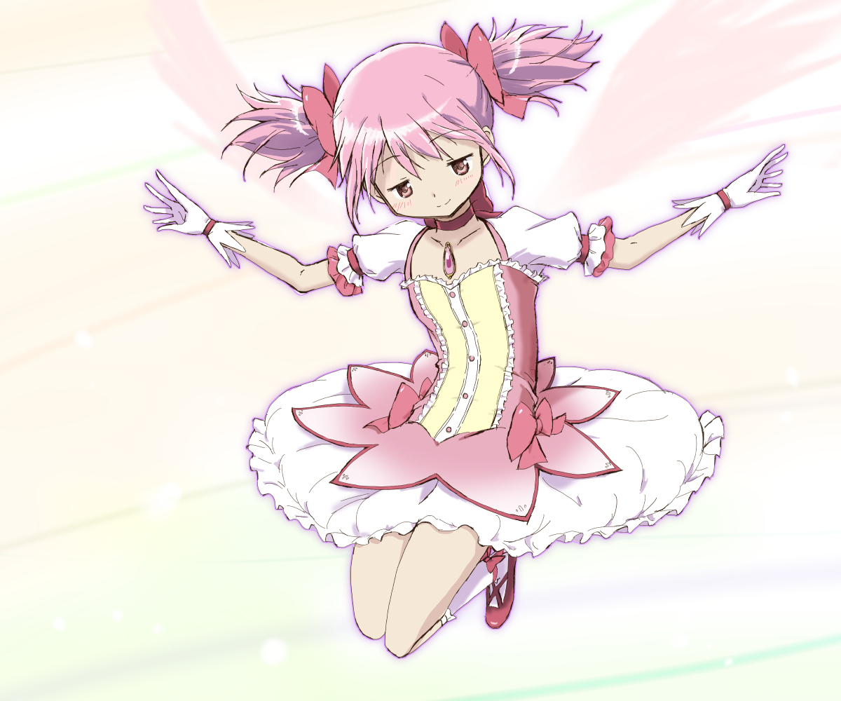 This is a pixiv picture whose title is 鹿目まどかさん.