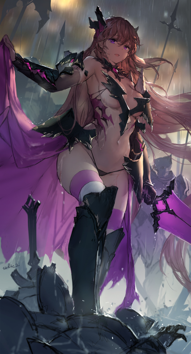 This is a pixiv picture whose title is -魔の風-.
