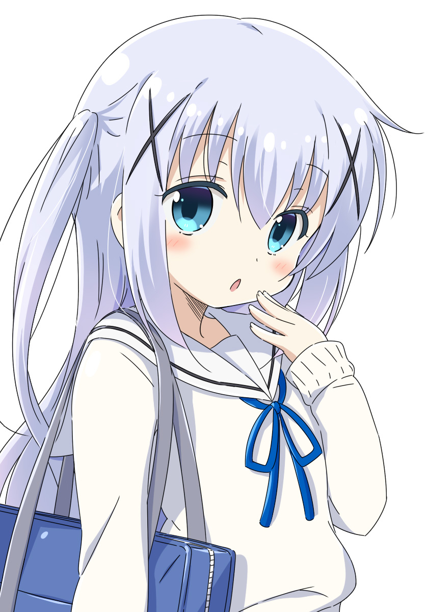 This is a pixiv picture whose title is 高校生チノちゃん.