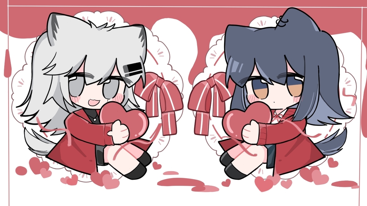 This is a pixiv picture whose title is ❤️❤️.