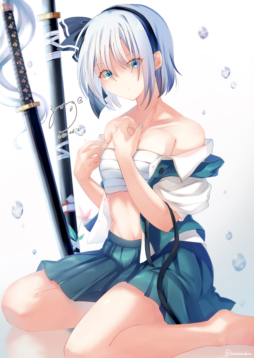 This is a pixiv picture whose title is 清涼感溢れるみょん.