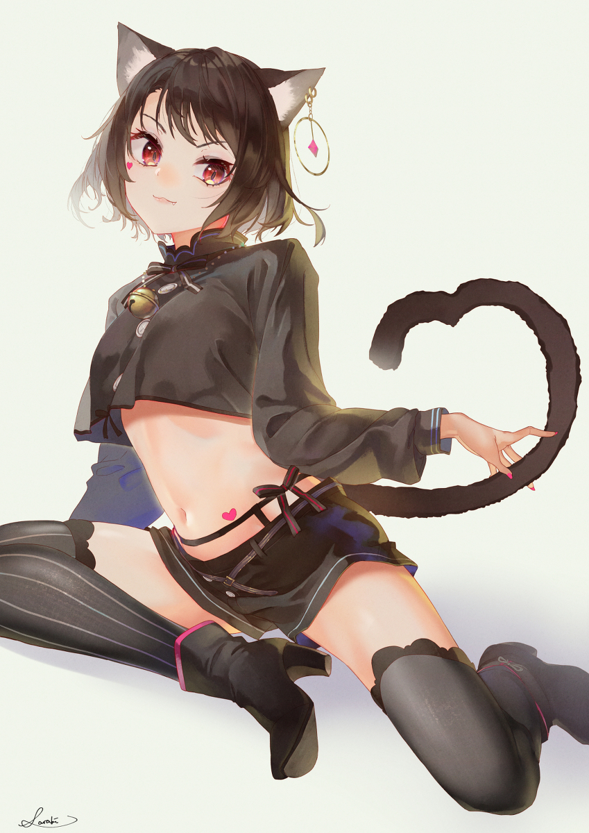 This is a pixiv picture whose title is にゃん.