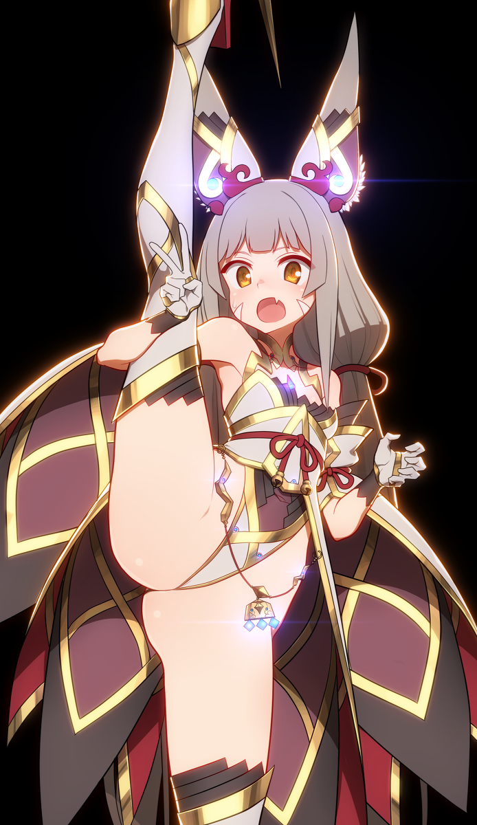 This is a pixiv picture whose title is Flexible Nia.