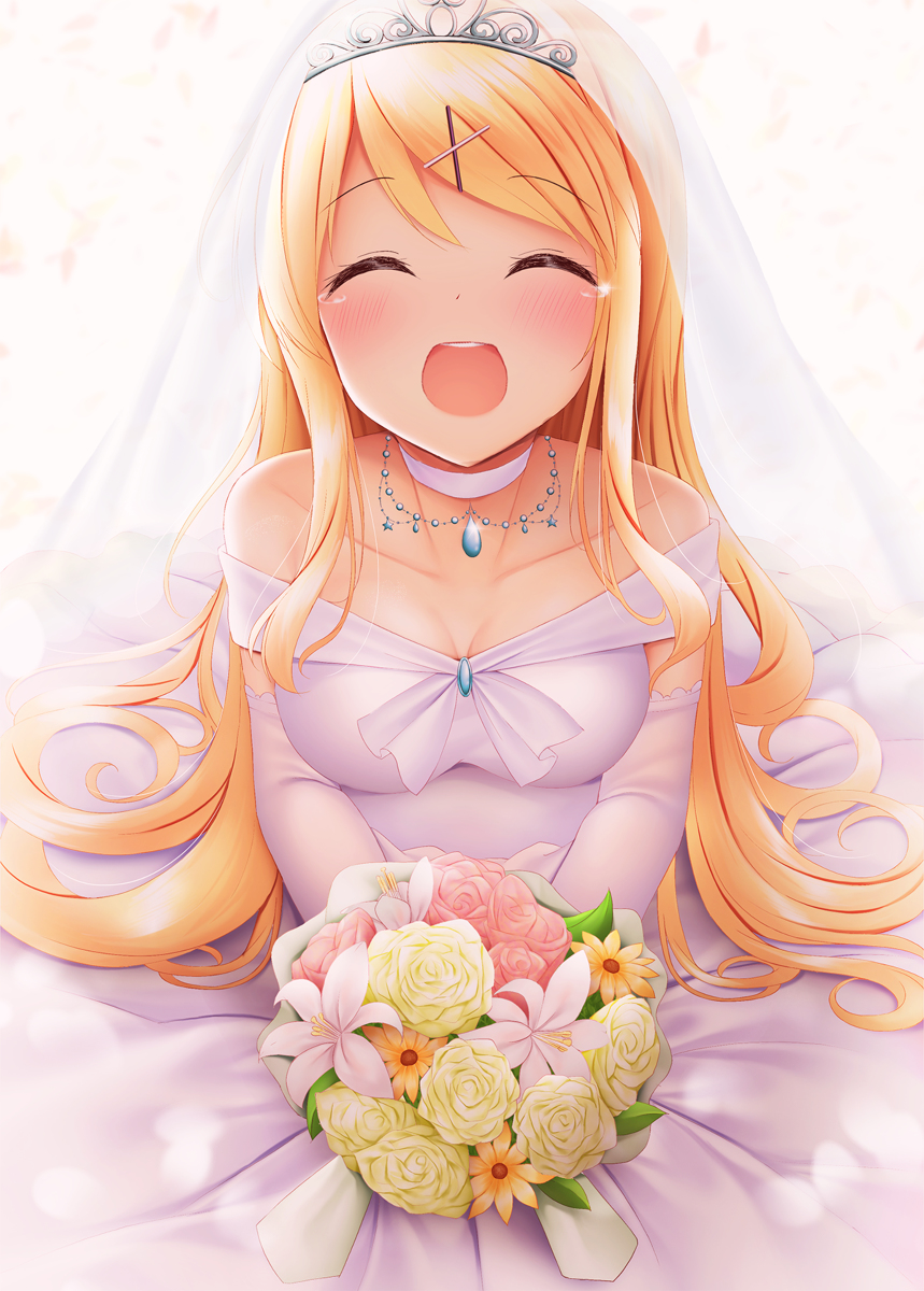 This is a pixiv picture whose title is お嫁さんにしてくださいデス！.