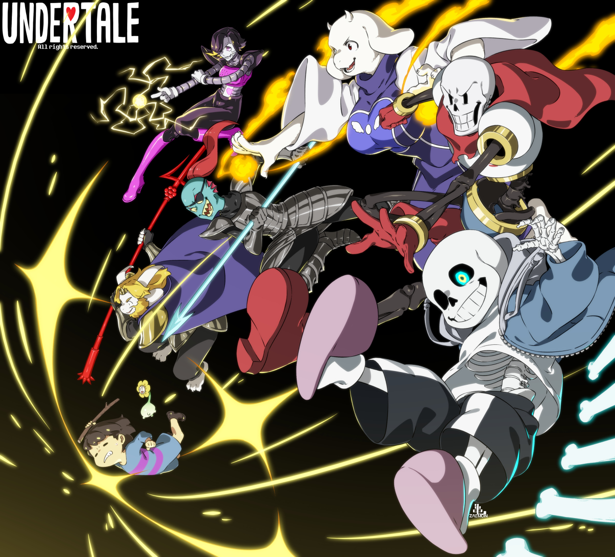 This is a pixiv picture whose title is UNDERTALEまとめ５.