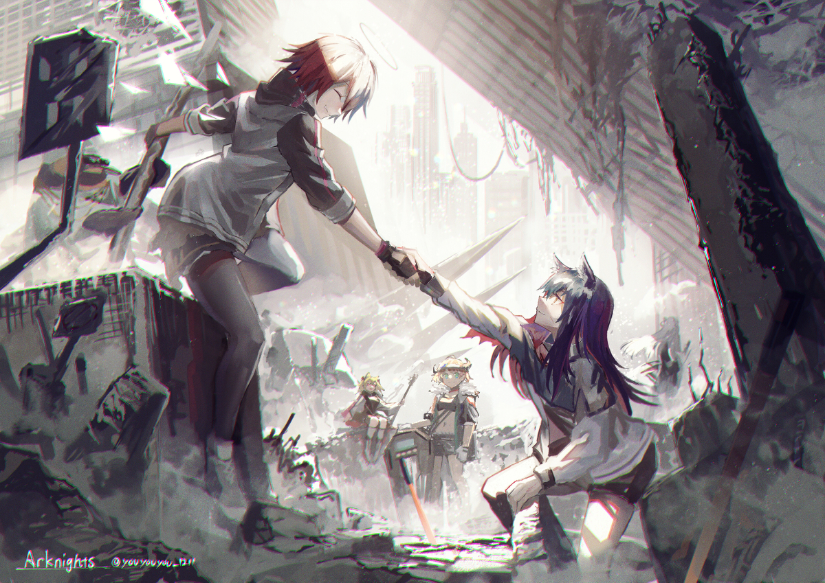 This is a pixiv picture whose title is 帰ったらみんなでアップルパイでも食べよ！.
