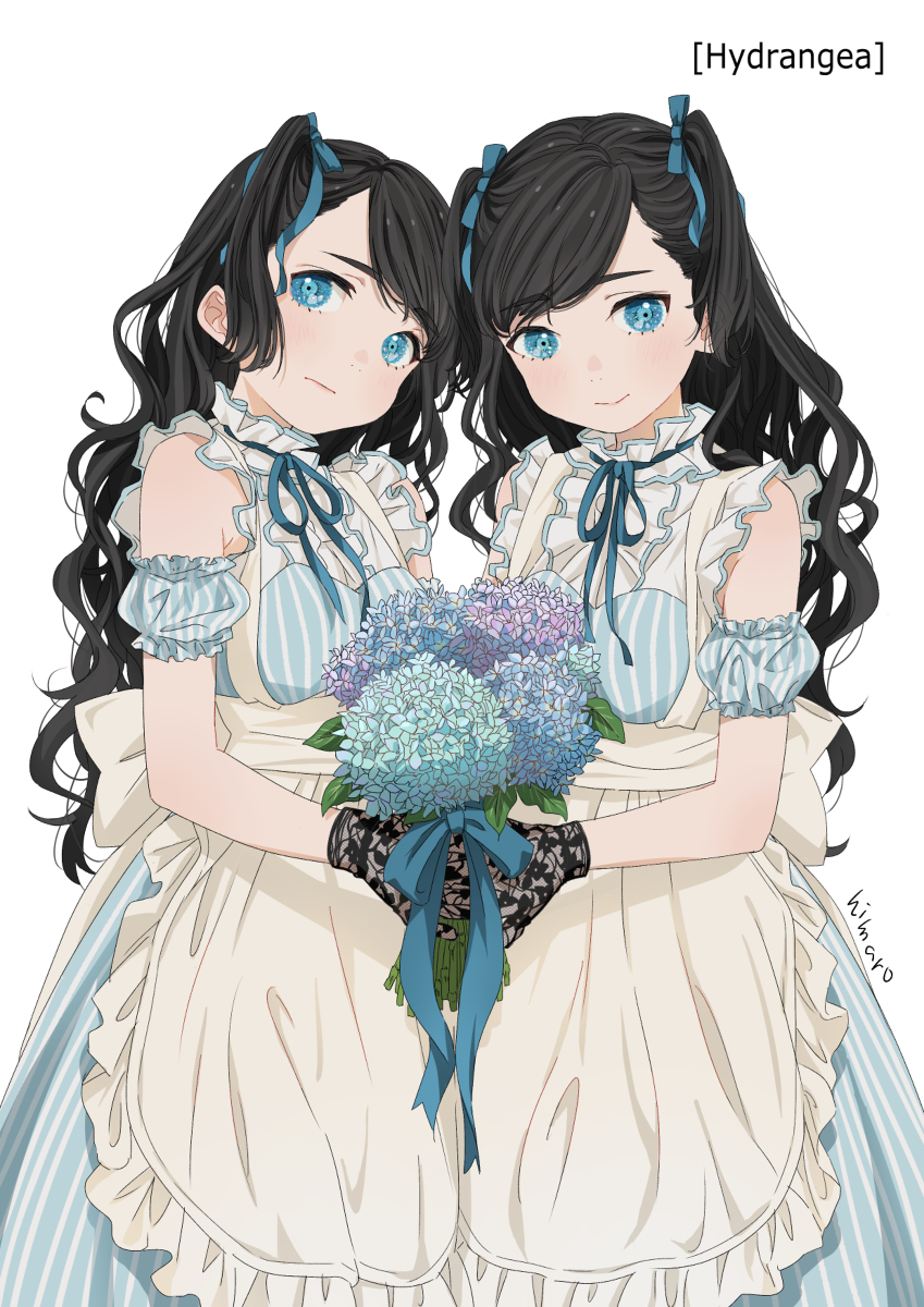 This is a pixiv picture whose title is Hydrangea.