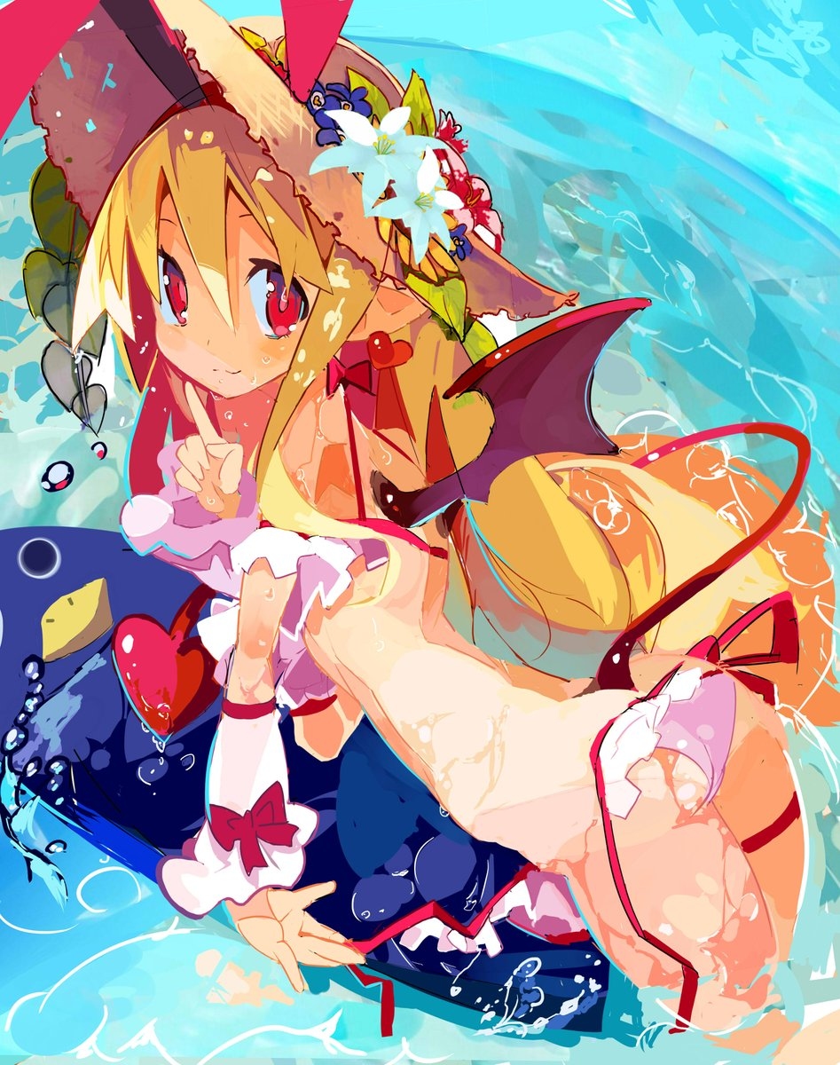 This is a pixiv picture whose title is 水着フロンちゃん.