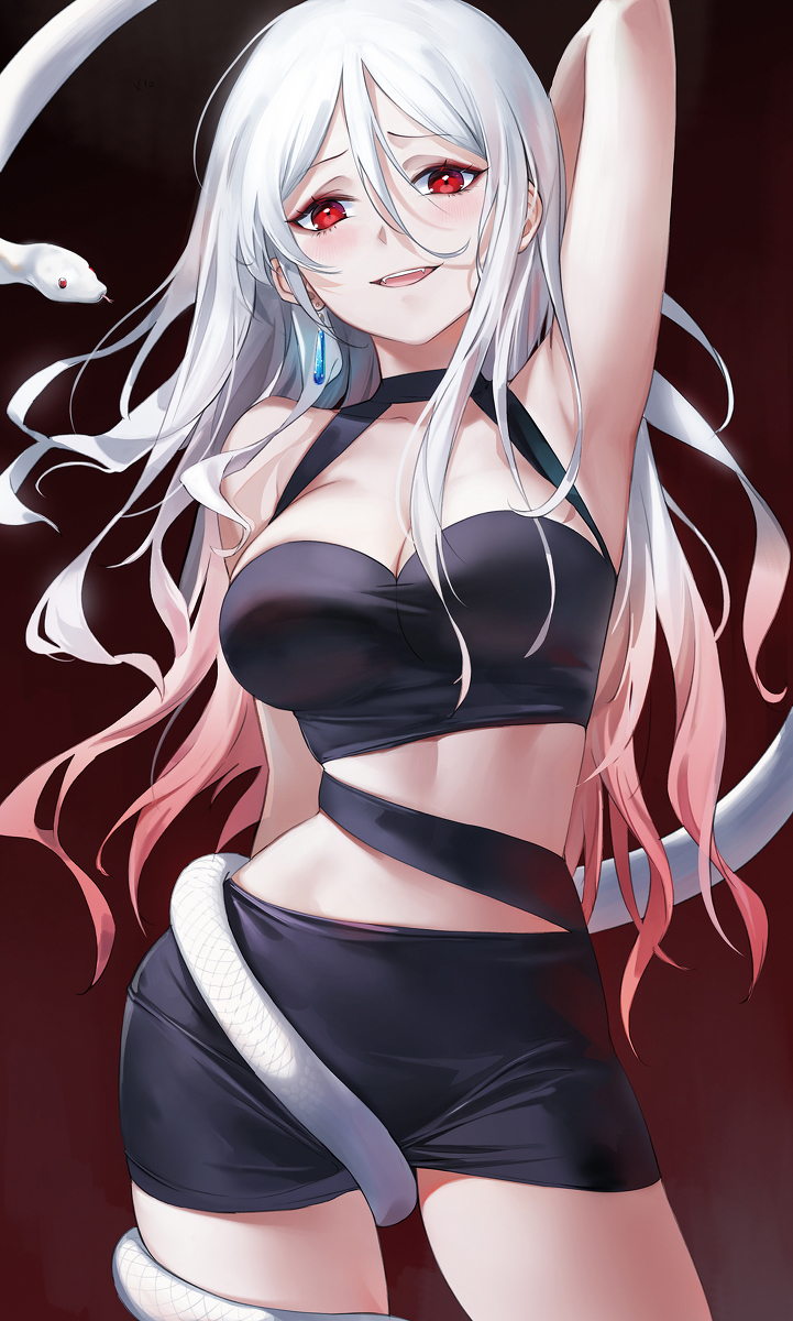 This is a pixiv picture whose title is 白蛇.