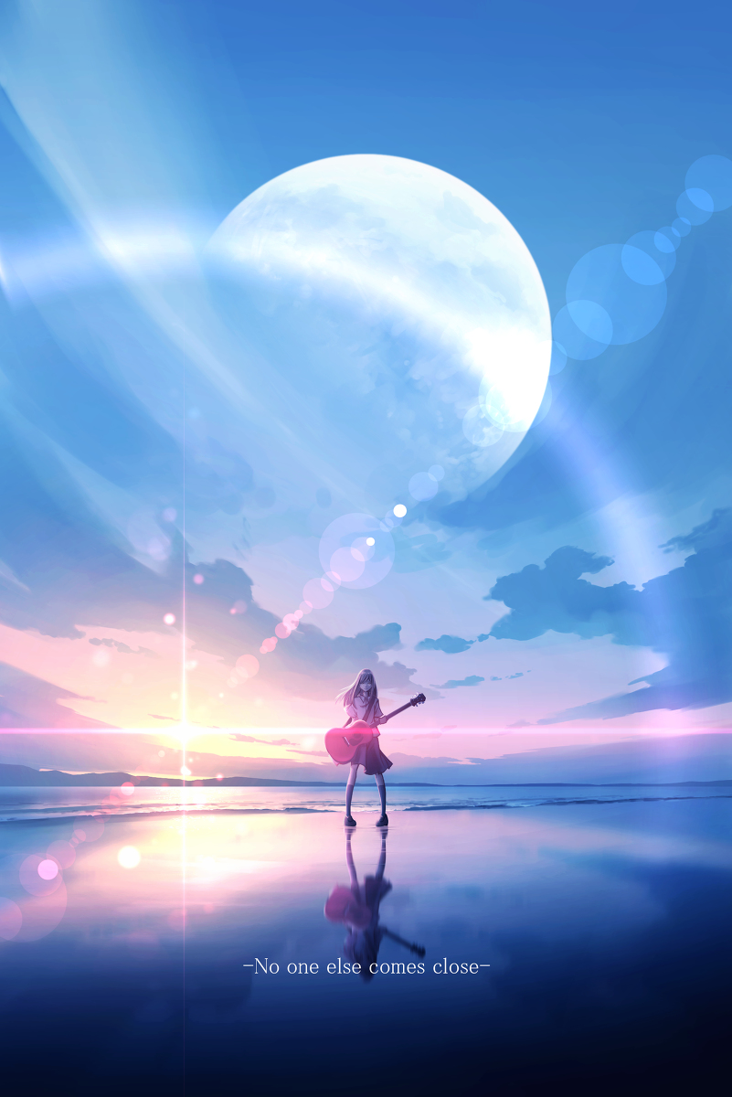 This is a pixiv picture whose title is Solitude.