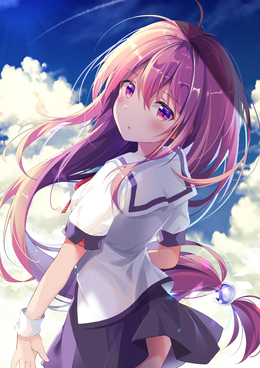 This is a pixiv picture whose title is イリヤの空、UFOの夏.