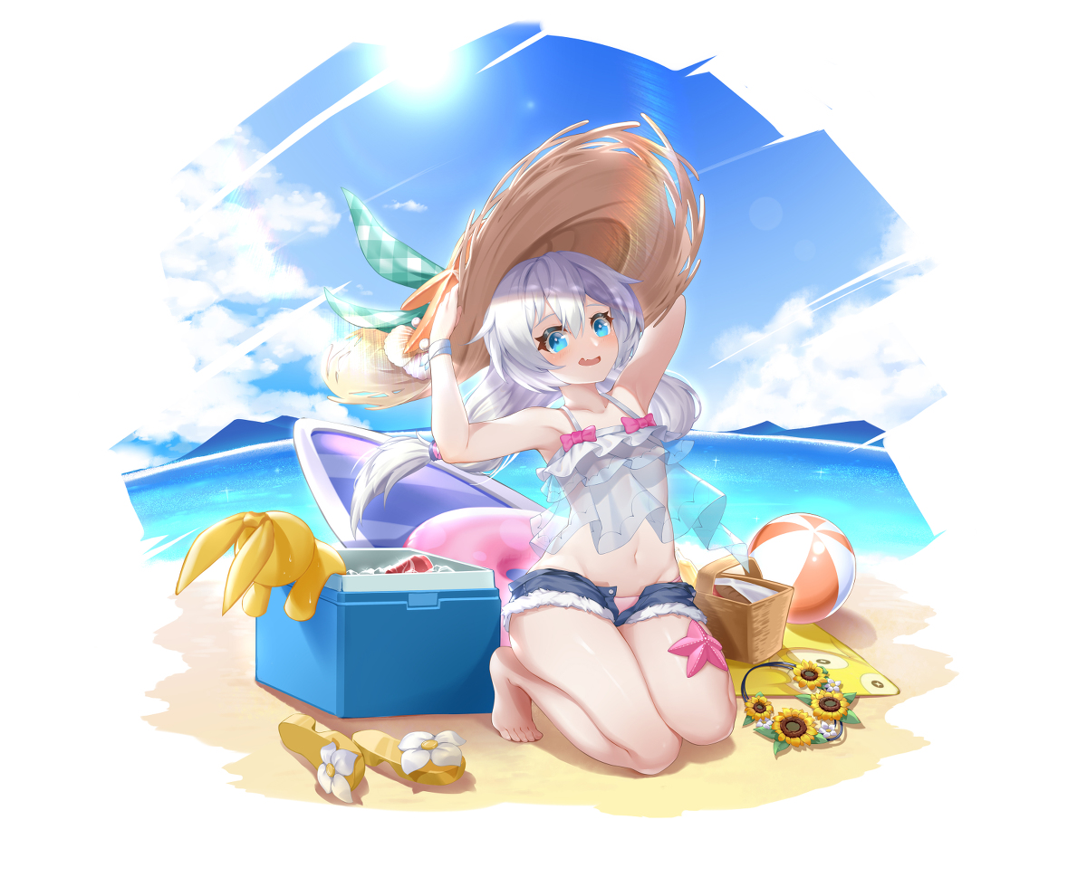 This is a pixiv picture whose title is 夏.