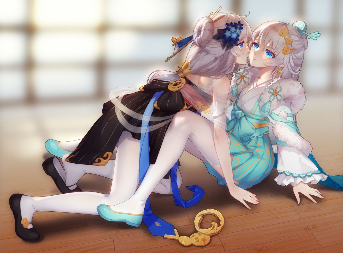 This is a pixiv picture whose title is 德丽傻*2～～～.