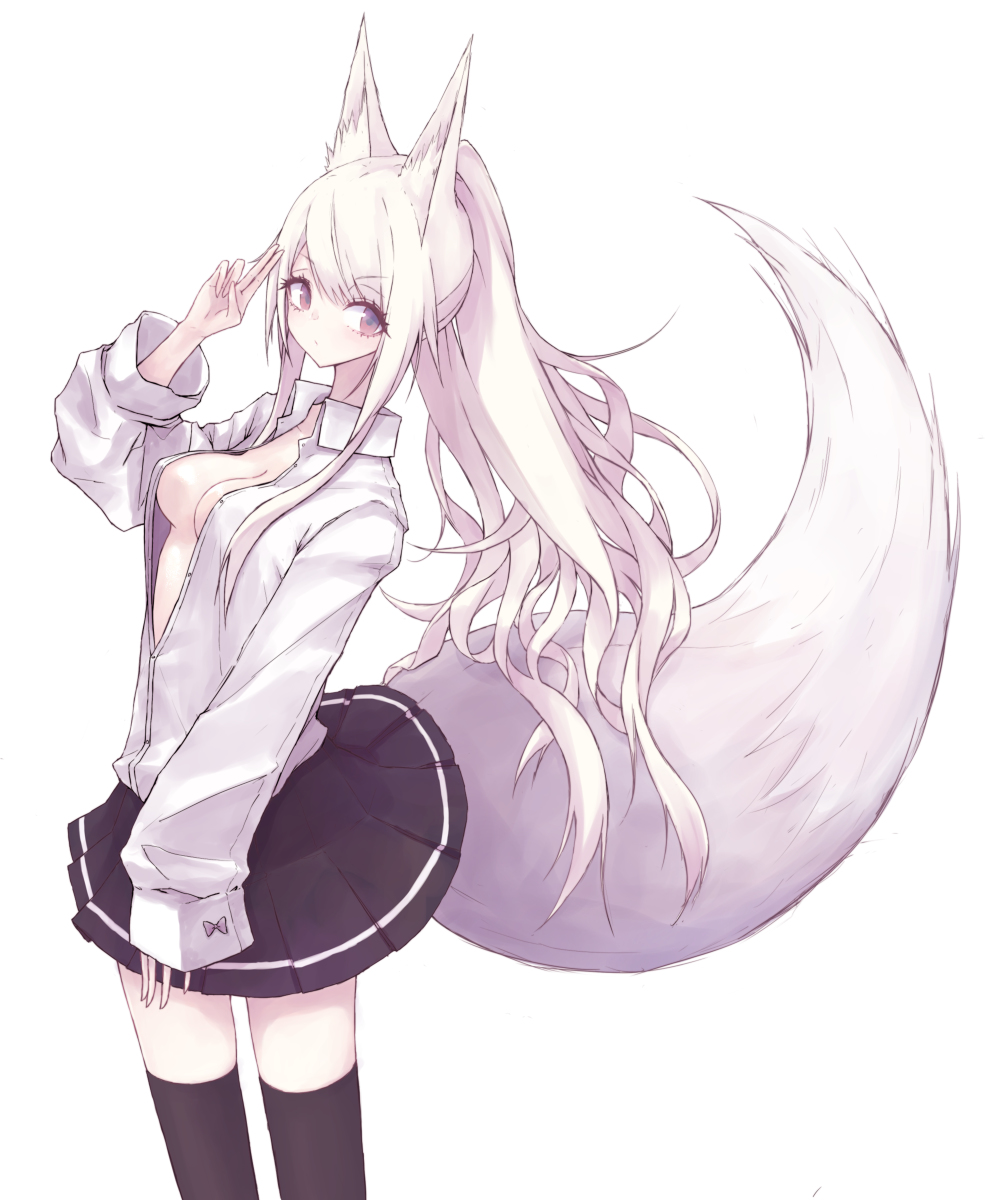 This is a pixiv picture whose title is 狐姉❸.