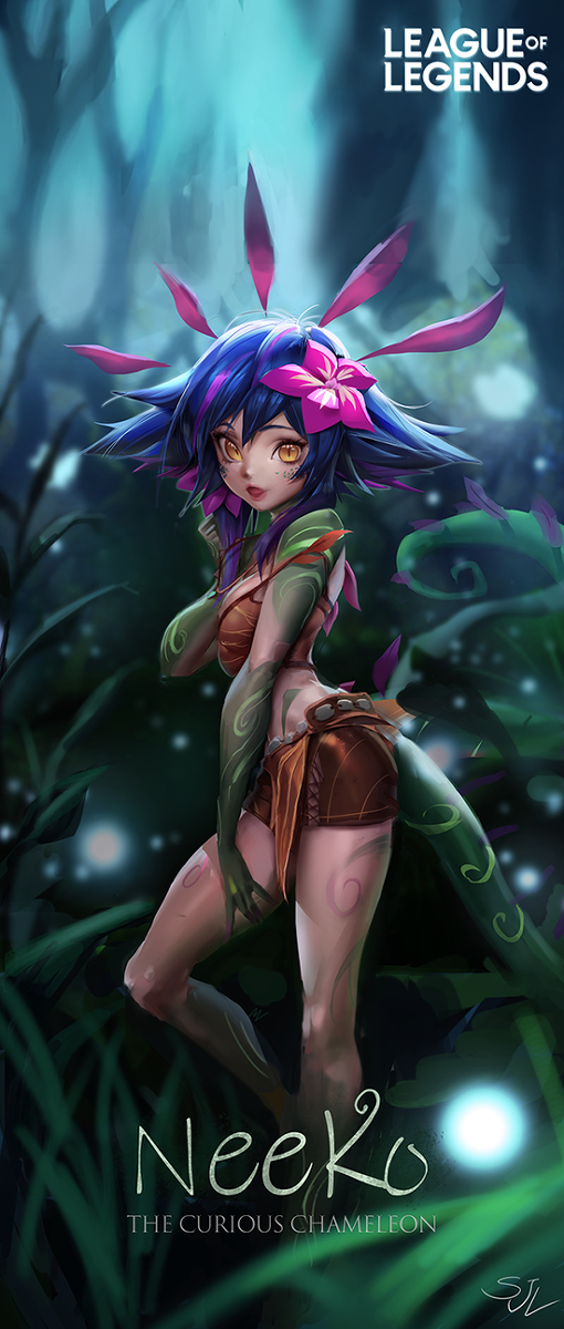 This is a pixiv picture whose title is Neeko  complete.