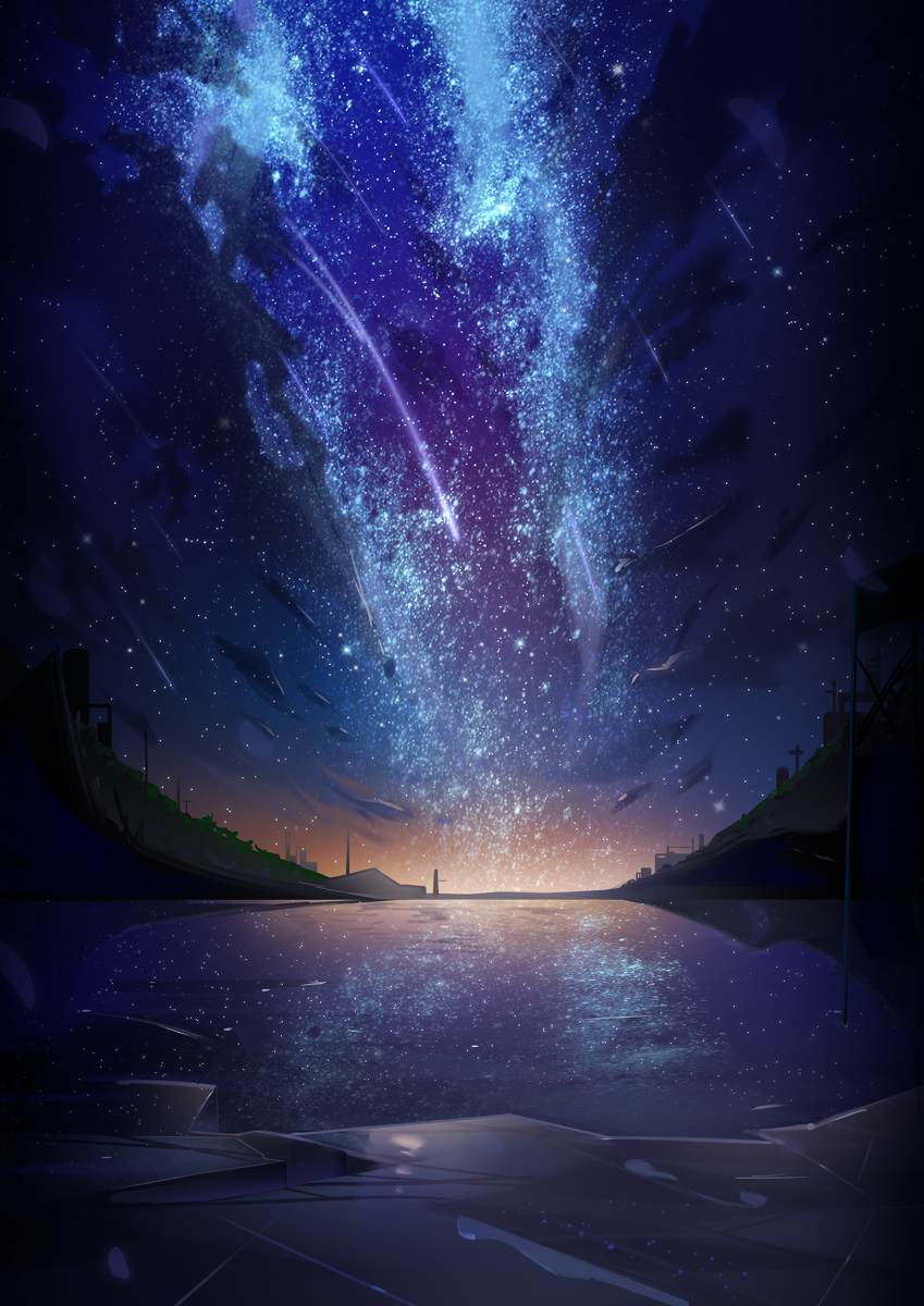 This is a pixiv picture whose title is 星.