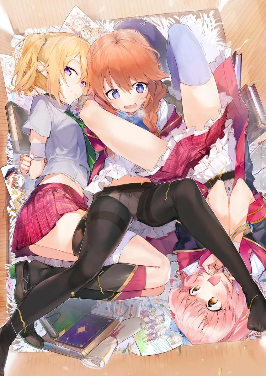 This is a pixiv picture whose title is なかよし部.