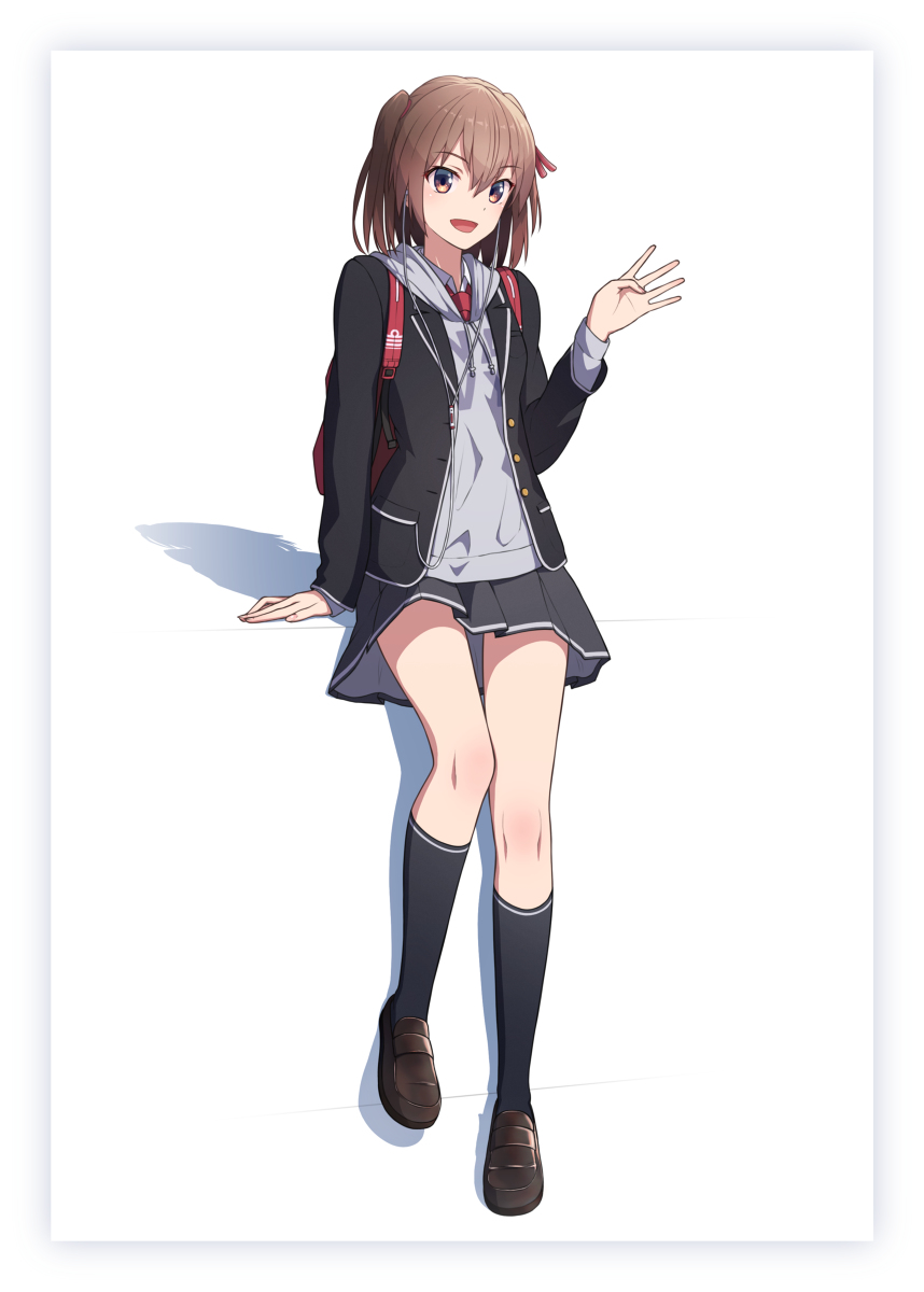 This is a pixiv picture whose title is 学生服川内.