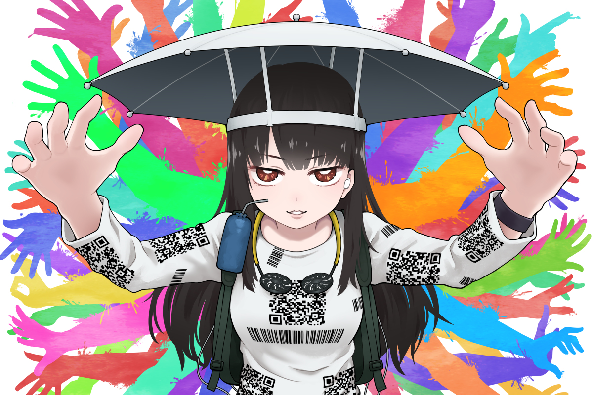 This is a pixiv picture whose title is I'm FREE.