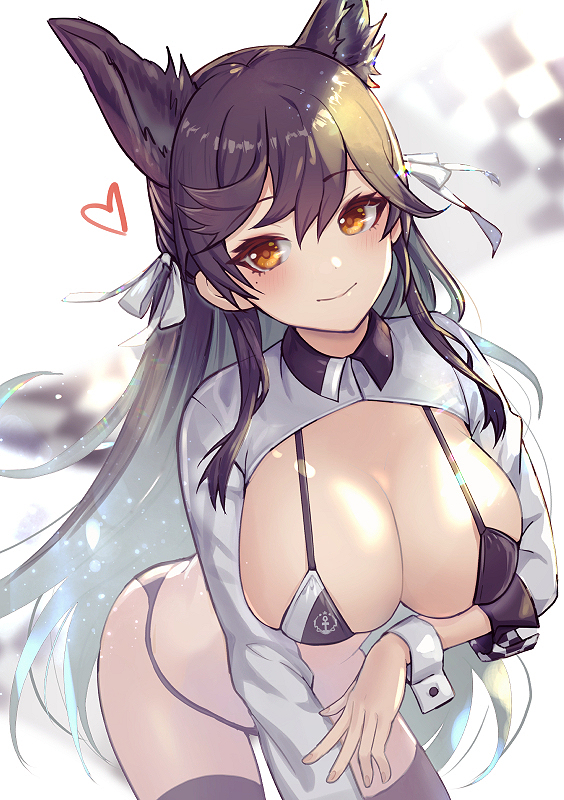 This is a pixiv picture whose title is レースクイーン愛宕.