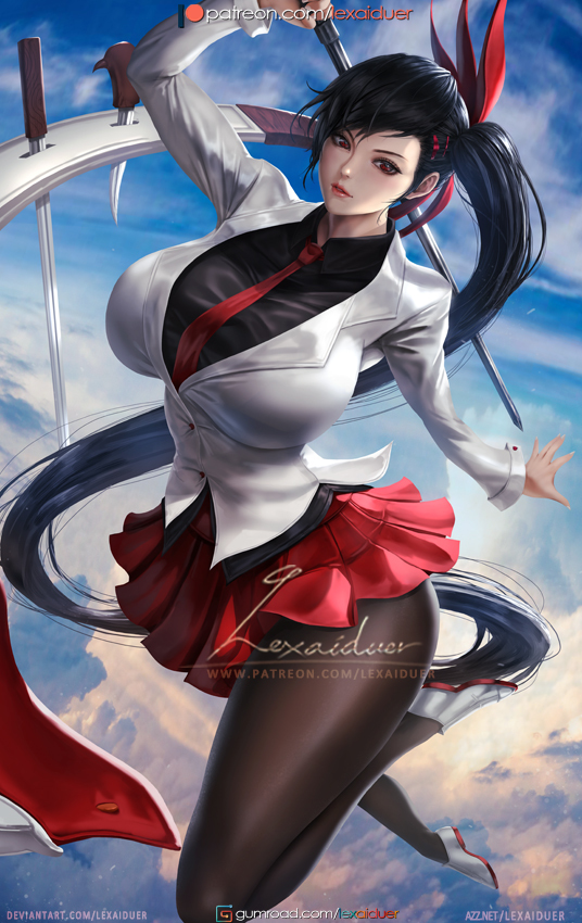 This is a pixiv picture whose title is [Tower of God] Ha Yuri Zahard.