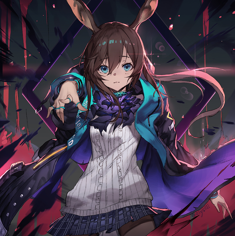 This is a pixiv picture whose title is Amiya 1.