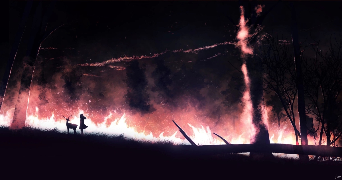 This is a pixiv picture whose title is 家园.