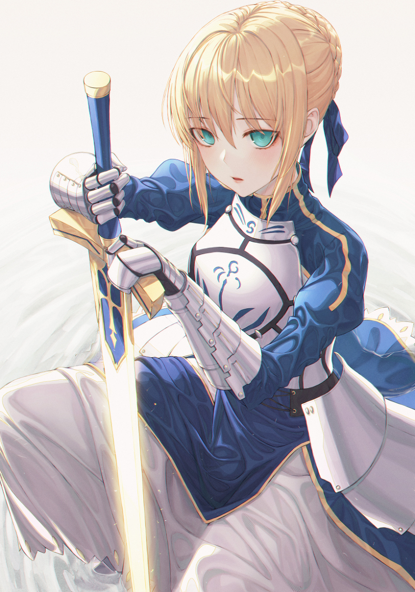 This is a pixiv picture whose title is 靑.