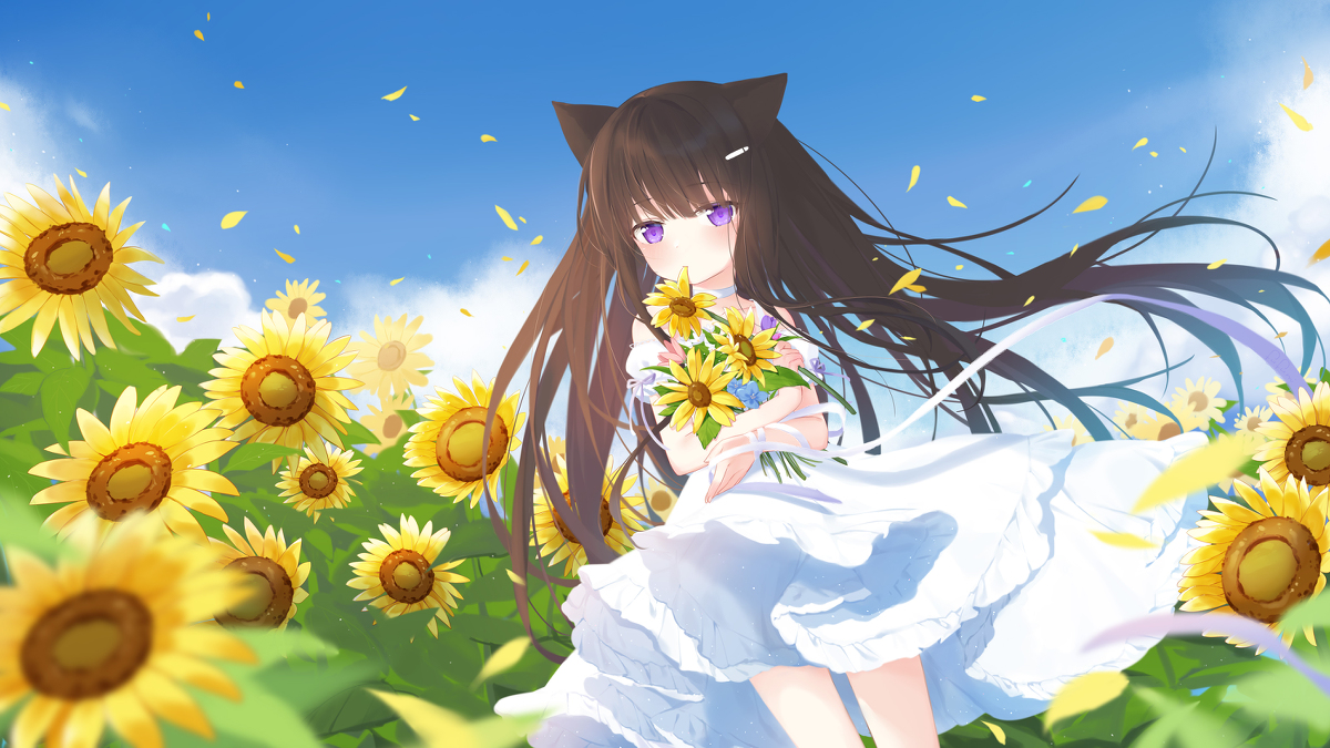 This is a pixiv picture whose title is 晴.