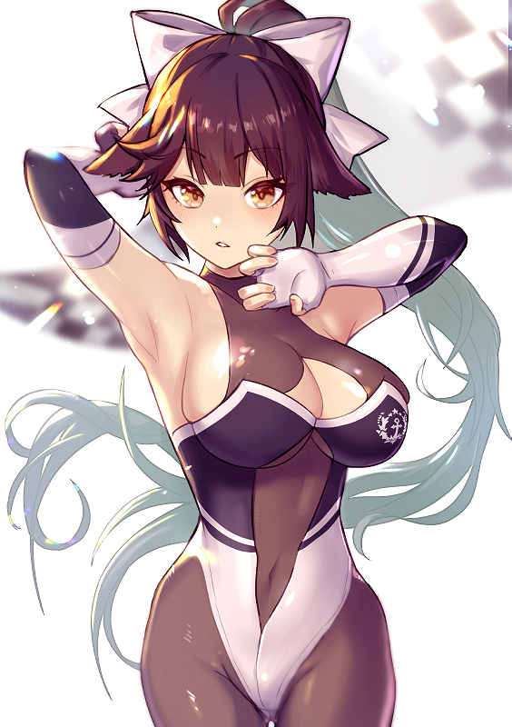 This is a pixiv picture whose title is レースクイーン高雄.