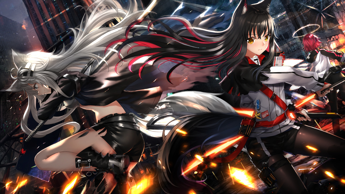 This is a pixiv picture whose title is 戦闘開始！.