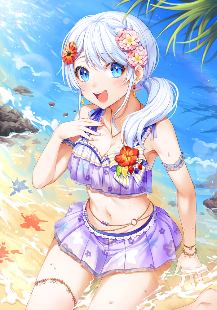 This is a pixiv picture whose title is 💙.