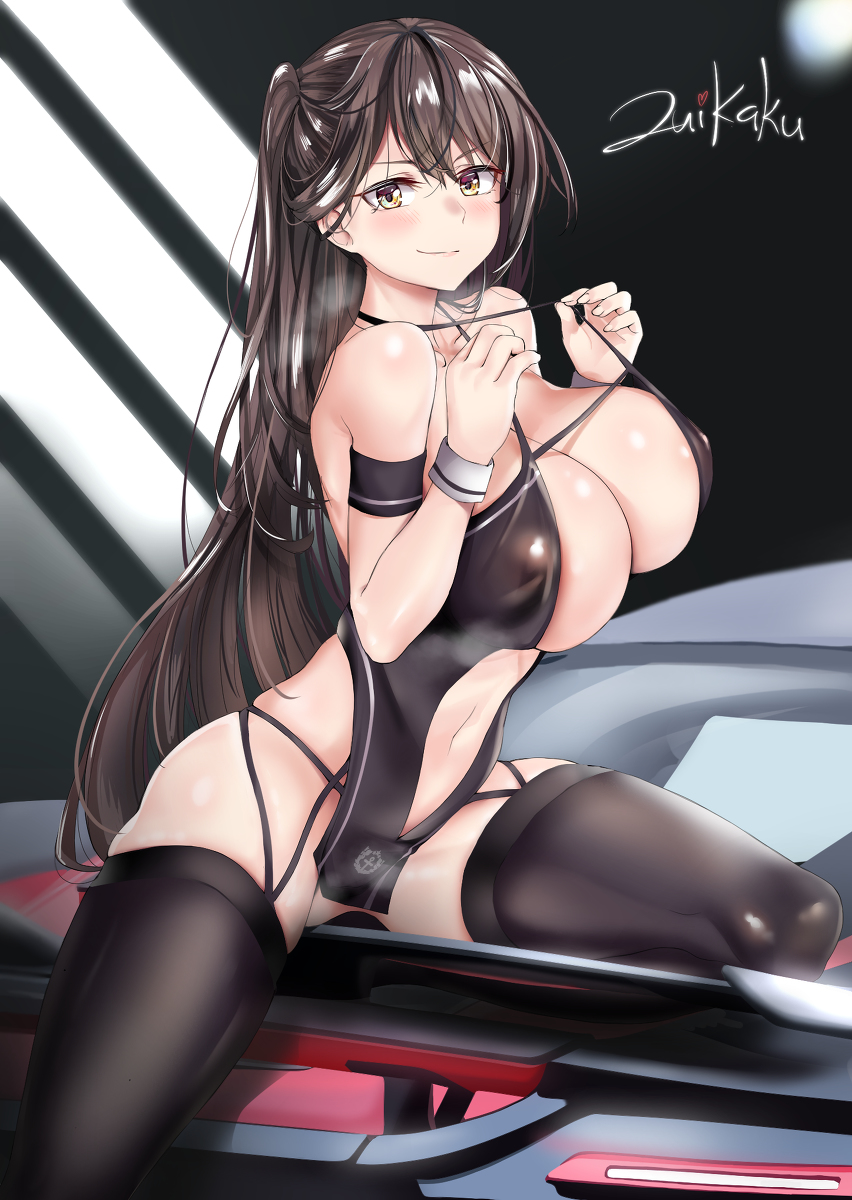 This is a pixiv picture whose title is Race Queen - Zuikaku (Repost).