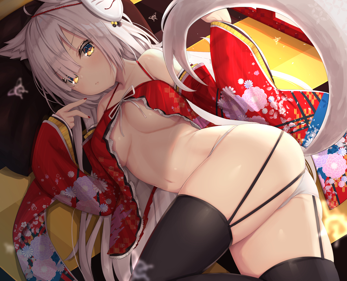 This is a pixiv picture whose title is きつね.