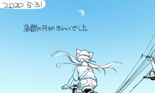 This is a pixiv picture whose title is 2020年5月の絵日記とまとめ.