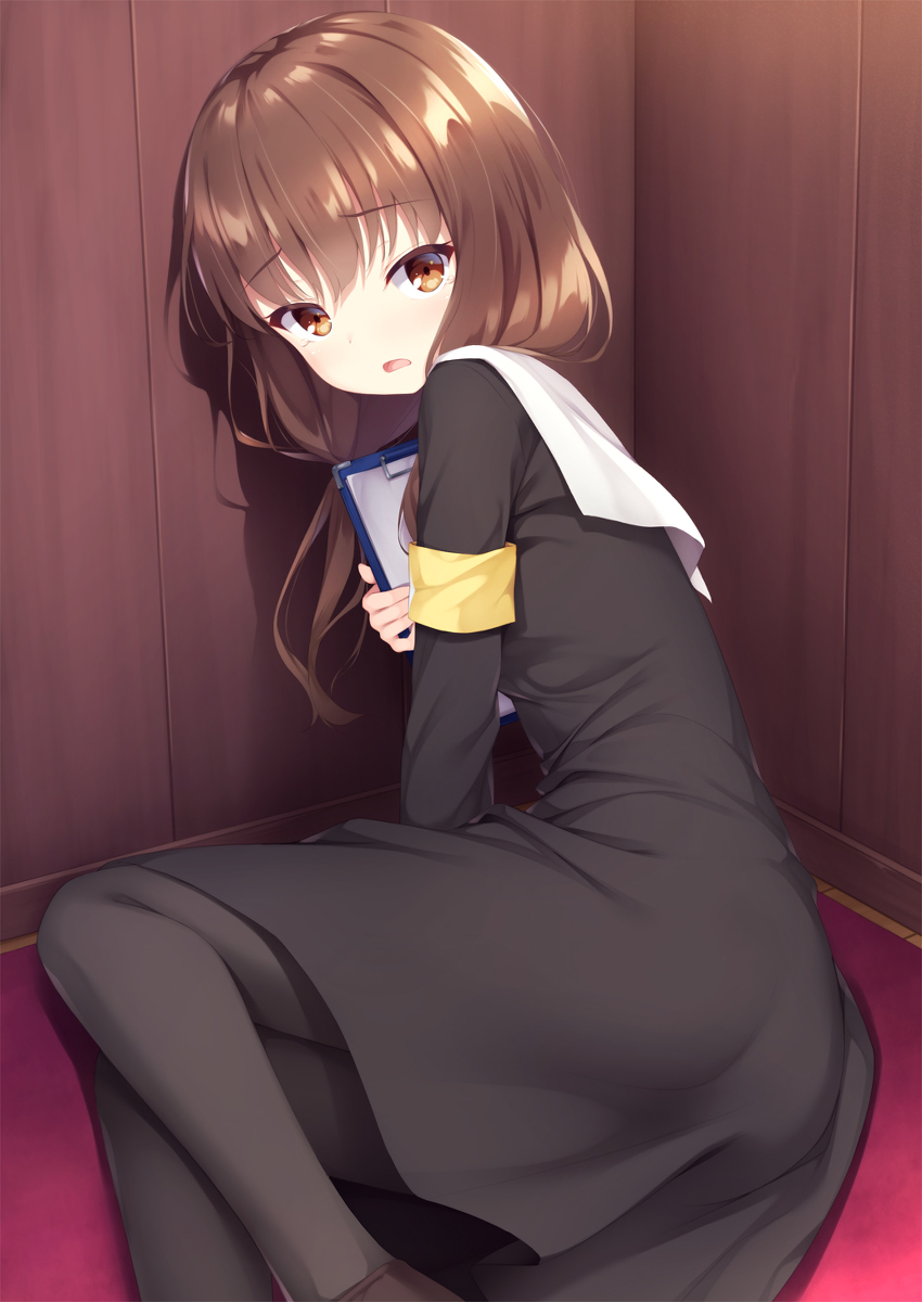 This is a pixiv picture whose title is 追い込まれたミコちゃん.